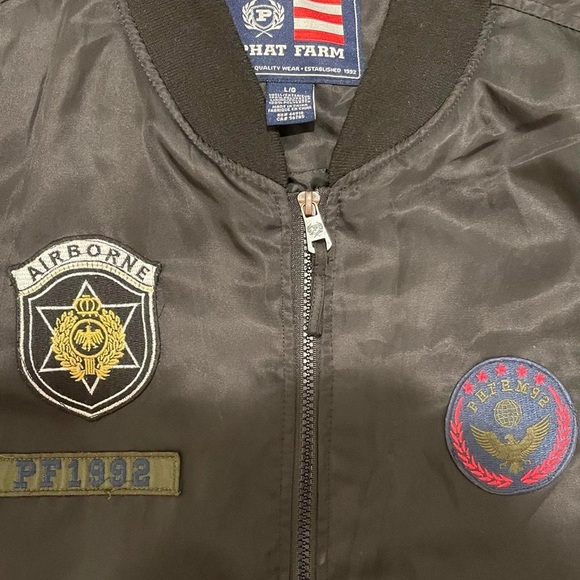Vintage Phat Farm Bomber NWOT - Picture 3 of 4